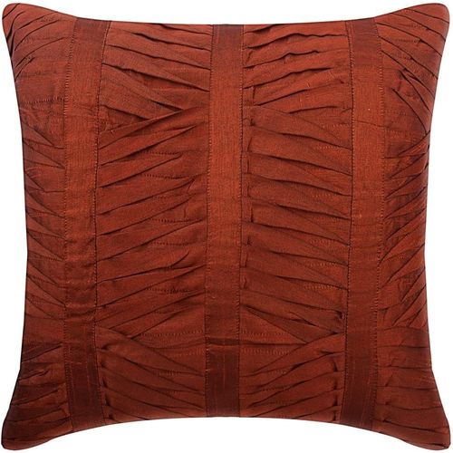 Trahoo-Rouille Couverture D'oreillers, Texture Plis Nervures Couverture D'oreillers, 40x40 Cm Housses De Coussin, Carre Soie Taie, Moderne Jet Decoratif Taies D'oreiller - Rusty