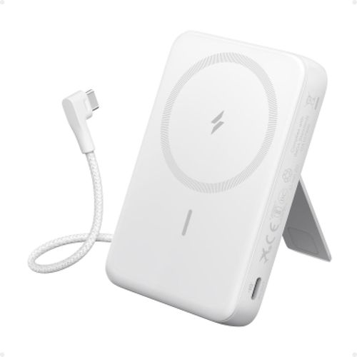 Trahoo-Zolo Power Bank MagnTique, Batterie Externe Portable 10000mah Sans Fil Avec Recharge Rapide 30 W Max., Cable Usb-C IntGr Et Support Ajustable, Pour Iphone SRies 15/14, Airpods, Et Bien Plu