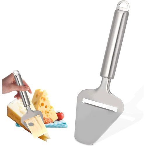 Tranchette  Fromage, Acier Inoxydable, Coupe-Fromage Proline Fromage  Pte paisse Trancheuse Manuelle Pour Fromage  Pte Dure Rpe  Fromage De Haute Qualit, Manche Long - 21.5 X 7.5cm, Argent