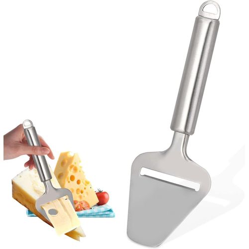 Trancheuse  Fromage, Rpe  Fromage Aigre En Acier Inoxydable Avec Long Manche, Adapte Aux Rpes  Fromage  Pte Dure - 21,5 X 7,5 Cm