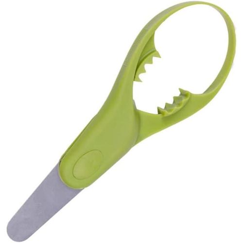 Trancheuse davocat en acier inoxydable et pp plastique multifonctionnel en plastique sr et facile  utiliser Trancheuse de fruits et lgumes (vert) (1pcs)