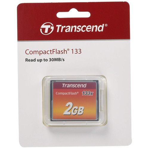 Transcend 2 Go Carte Mmoire CompactFlash (CF) UDMA 4 133x TS2GCF133