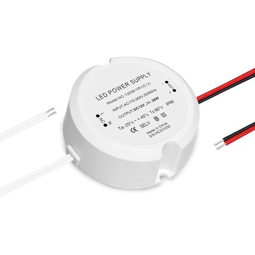 Transformateur 220V 12V, 36W 3A, LED Alimentation 12V, LED Transfo Entre 220V Sortie 12V, LED Driver Convertisseur, Adaptateur  Tension Constante, LED Transformateur pour LED G4 MR11 MR16 Etc