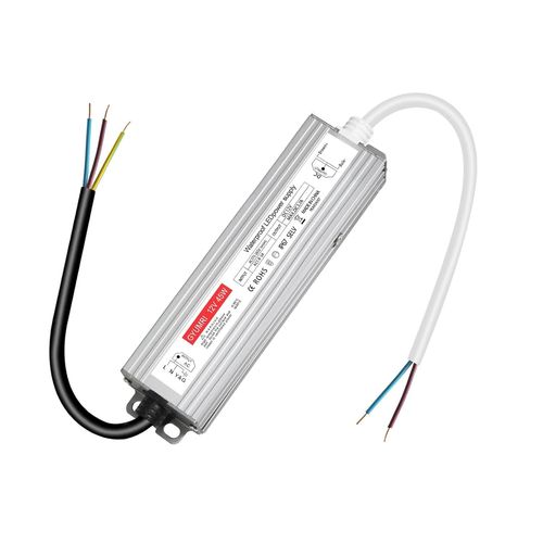 Transformateur 220V 12V LED 45W, alimentation 12v 45w 3.7A, led driver 12v tanche IP67, Transfo AC  DC, convertisseur 220v 12v, pour G4, GU5.3, MR11, MR16, Bande LED, Non Dimmable