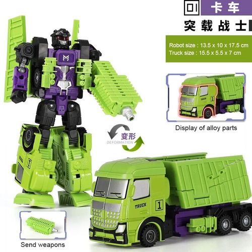 Transformation Robot Toy 5 In 1 Modle De Vhicule D'ingnierie