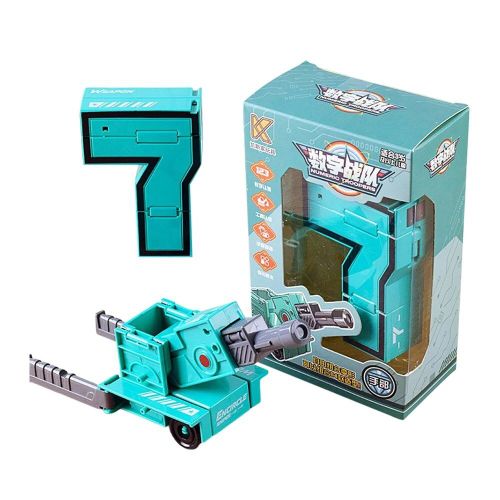 Transformation Robot Toy Cultivate Creativity Number Deformation Toy Assemblage Des Blocs ducatifs Pour Les Enfants