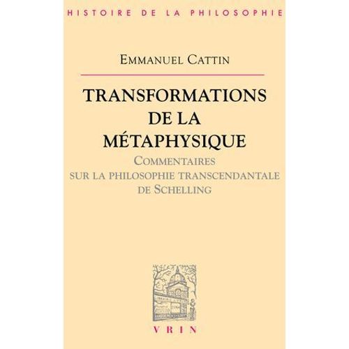 Transformations De La Mtaphysique  