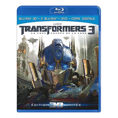 Transformers 3 : La Face Cache De La Lune - Combo Blu-Ray 3d + Blu-Ray + Dvd + Copie Digitale de Michael Bay