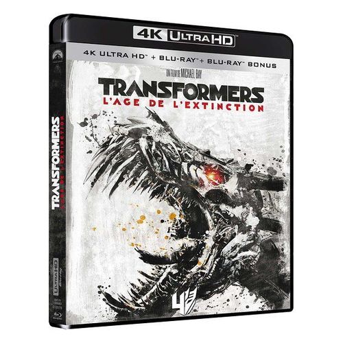 Transformers : L'ge De L'extinction - 4k Ultra Hd + Blu-Ray de Michael Bay