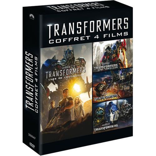Transformers - Quadrilogie : Transformers + Transformers 2 - La Revanche + Transformers 3 - La Face Cache De La Lune + Transformers : L'ge De L'extinction de Michael Bay