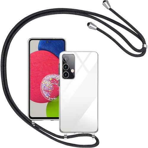 Transparent Coque Pour Samsung A52s 5g Cordon Slim Mince Crystal Clear tui Pour Samsung Galaxy A52s 5g Case Antijaunissement Avec Portable Cordon Cha Ne Coque A52 5g Avec Rglable Corde De Collier