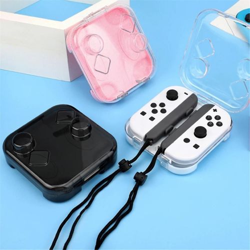 Transparent Storage Case for Switch/OLED Joy-Cons Handle Storage Box Dust-Proof High-Permeability H