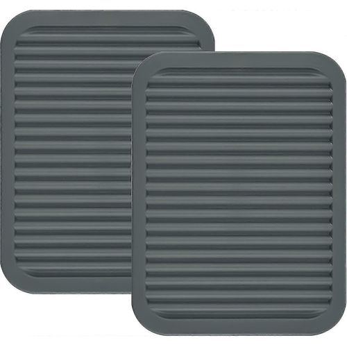 Traverses en silicone pour pots chauds et poles chaudes, ensemble de tapis de trivets en silicone, coussinets chauds, tapis chauds en silicone, placements rsistants  la chaleur, petit tapis de sch