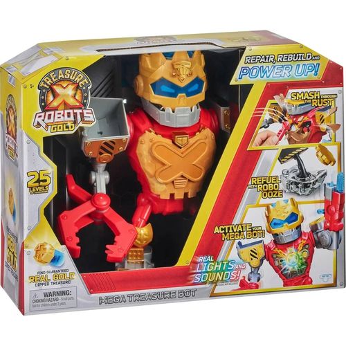Treasure X Robots Gold Mga Robot Trsor Avec Lumires Et Sons Rels Rpare Assemble Et Active-Le 25 Niveaux D?Aventure Dcouvre Le Trsor Avec De L?Or Vritable