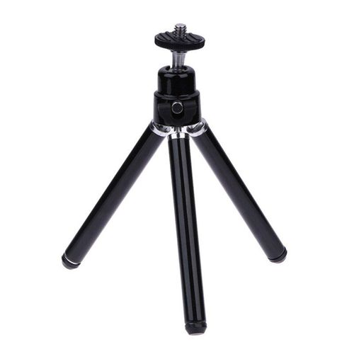 Trpied Flexible en alliage d'aluminium, support  2 sections pour projecteur, appareil Photo, trpied de bureau pour tlphone portable, support de Photo Selfie