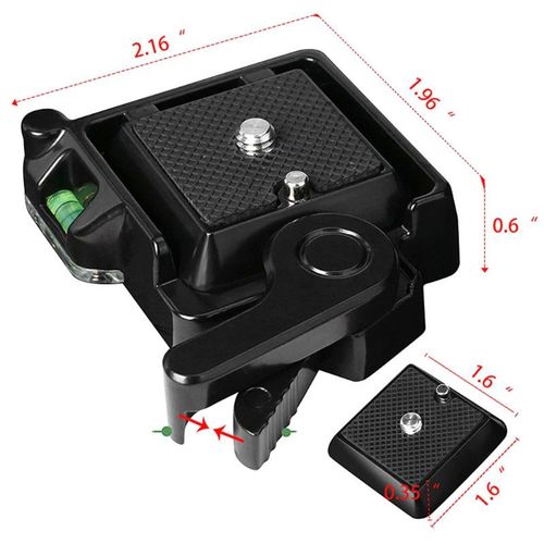 Trpied monopode  fixation rapide en mtal, support de Base pour camscope, appareil photo DSLR, QR-40