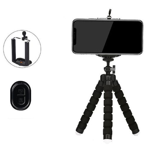 Trpied pour tlphone portable avec tlcommande  Flexible, durable, compatible avec les smartphones de 3,5  5,5 pouces