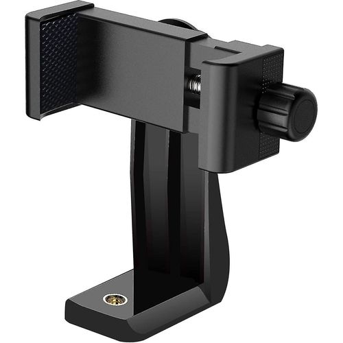 Trpied Tte de support de tlphone Adaptateur  vis standard Appareil photo numrique rotatif Objectif selfie Monopode Lumire annulaire rglable pour camscope Compatible
