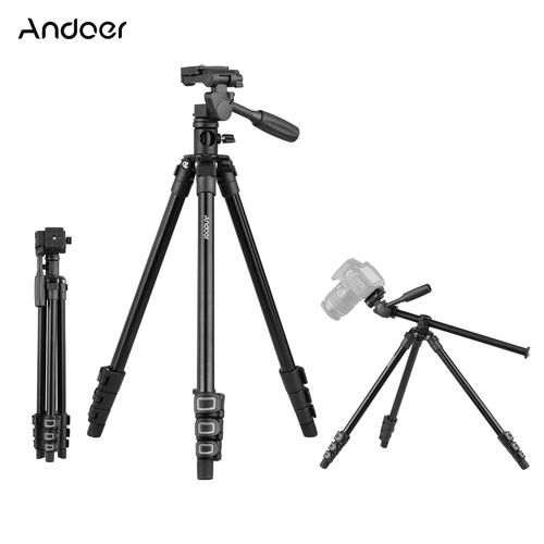 trpied vido  montage Horizontal, camra robuste avec tte panoramique et inclinable  3 voies pour camscopes DSLR, Mini projecteur