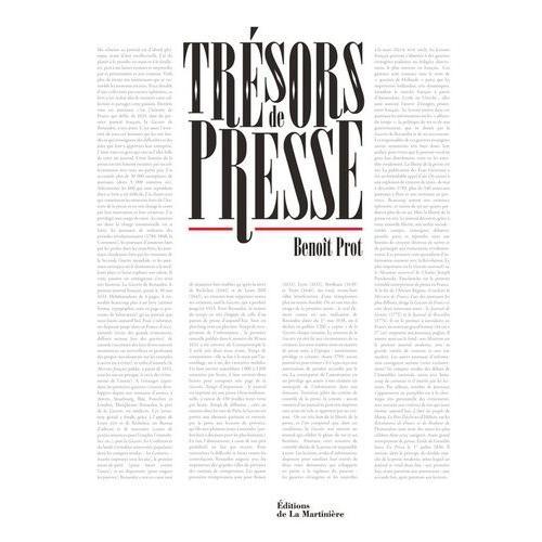 Trsors De Presse   de Prot Benot  Format Beau livre 