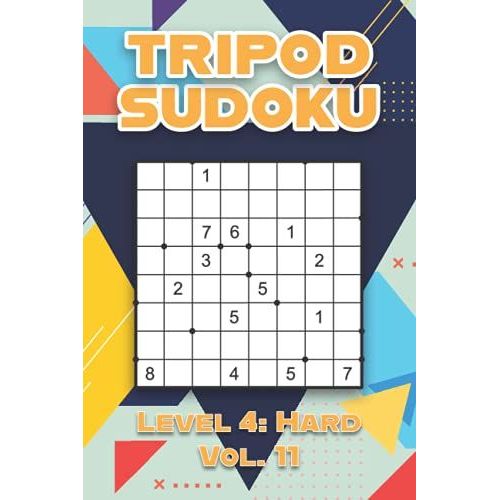 Tripod Sudoku Level 4 Hard Vol. 12 Play Tripod Sudoku With Solutions