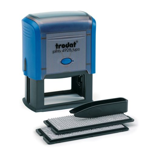 Trodat 4928 Printy Typomatic   Faire Soi-Mme 7  Caractres Max. Bleu Ciel