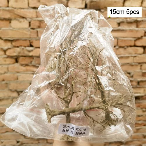 Tronc D'arbre En Fil Mtallique Fait  La Main,Matriel De Simulation,Modle D'arbre L'inventaire,Disposition De Train,Excutif,10cm,15cm,18cm,23cm,28cm - Type 15cm Trunk 5pcs