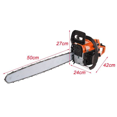 Trononneuse  Essence, 58cc, 50cm, Avec Deux Chanes, Orange