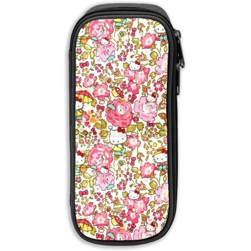 Trousse  Crayons Hello Kitty De Grande Capacit Avec Fermeture clair Durable Pour L'cole Et Le Bureau