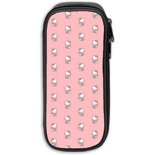 Trousse  Crayons Hello Kitty De Grande Capacit Avec Fermeture clair Durable Pour L'cole Et Le Bureau