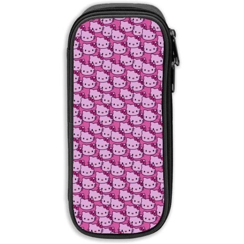 Trousse  Crayons Hello Kitty De Grande Capacit Avec Fermeture clair Durable Pour L'cole Et Le Bureau