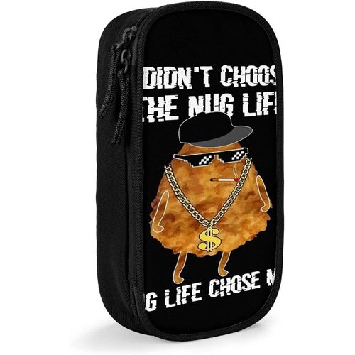 Trousse  Crayons En Cuir Durable Avec Fermeture clair Pour L'cole Et Le Bureau Motif lphant Girafe Autruche Singe Grande Capacit