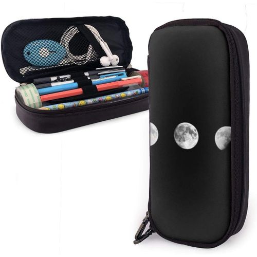 Trousse  Crayons En Cuir Durable Avec Fermeture clair Pour L'cole Et Le Bureau Motif Tortue Et Crabe