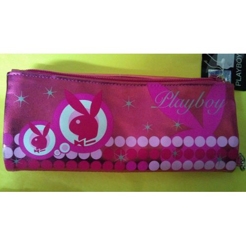 Trousse Playboy - Couleur Rose - 19 Cm