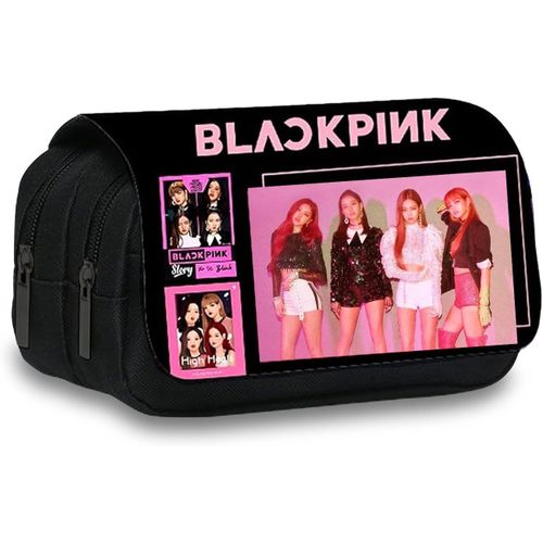 Trousse Scolaire Grande Capacit Rose,Etui A Crayon Ecole Filles,tui  Crayons Scolaire toile Avec Compartiment,Fournitures Scolaires Pour Fille Garon Ado Femme Pour Collge Bureau tudiants