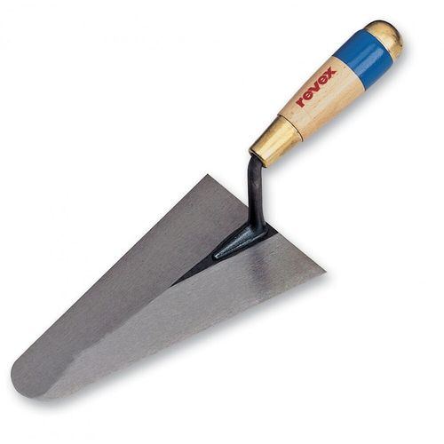 Truelle Cazzuola Ronde Acier Trait Revex, 18 Cm