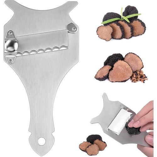 Truffe Trancheuse En Acier Inoxydable,Coupe Truffe Professionnel,Rpe  Truffe Rglable,Truffe Coupe-Fromage,Outils De Cuisine Pratiques Pour Truffes,Champignons,Chocolat,Fromage