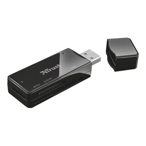 Trust NANGA - Lecteur de carte (MS, SD, microSD, MS Micro)