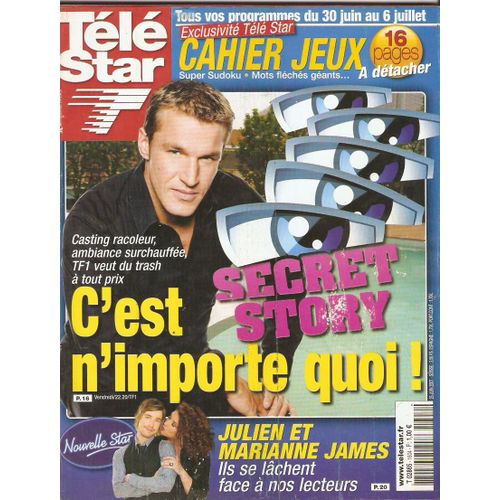 Ts Julien Dore Marianne James 2p/ Claude Lelouch 1/2p/ John Kennedy Jr 2p/ Laura Smet 1p/ Alessandra Sublet 1p/ Flavie Flament 1p/ Alexandra Lamy 1p/ Serie Urgences 1p/ Daniel Rialet 1p/ Kate Walsh 1p/  1604