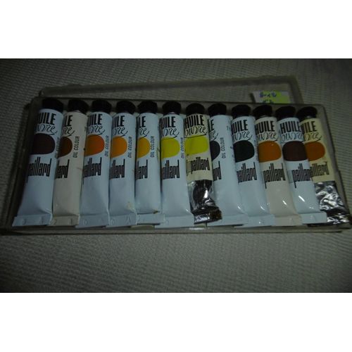 Tube Peinture Huile Louvre 7ml Boite De 12 Jm Paillard N2