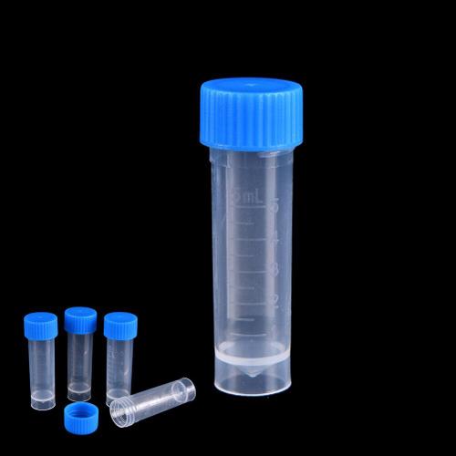 Tubes Essai De Chimie En Plastique Pi Ces X Ml Bouchons Scell S Emballage Conteneur