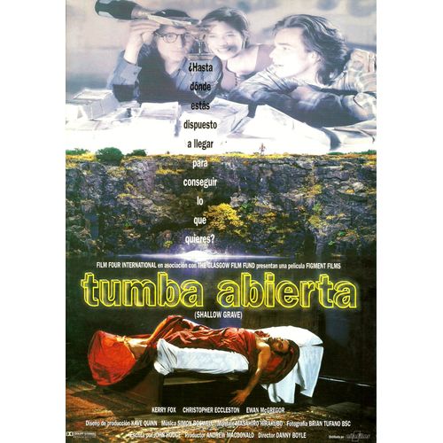 Tumba Abierta (Shallow Grave/ Petits Meurtres Entre Amis) - D P Espagnol- D.  Boyle, Ewan Mcgregor