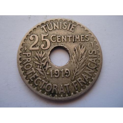 Tunisie 25 Centimes 1919