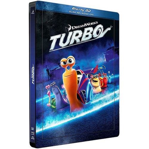 Turbo - Combo Blu-Ray 3d + Blu-Ray + Dvd - dition Botier Steelbook