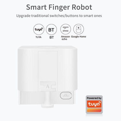 Tuya Bt Fingerbot Intelligent Finger Robot Bouton De Commutation Sans Fil Pusher Bot Fonctionne Avec App Commande Vocale Compatible Avec Alexa Home