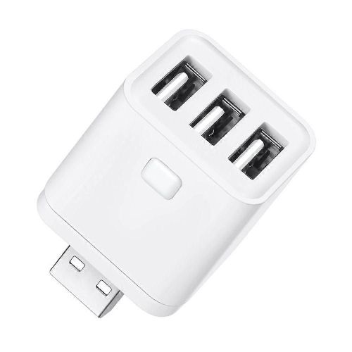 Tuya zigbee Adaptateur Micro-USB Interrupteur 3 gangs Mini adaptateur d'alimentation USB APP Commande vocale pour Alexa