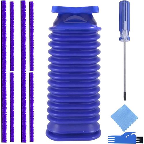 Tuyau Bleu  Rayures Pour Dyson V7 V8 V10 V11 Pices Dtaches Pour Aspirateur Tuyau Infrieur Tuyau Bleu Tambour D'Aspiration Tuyau Bleu Feutres Tournevis Hexagonal Kit D'Accessoi[CLE151185]