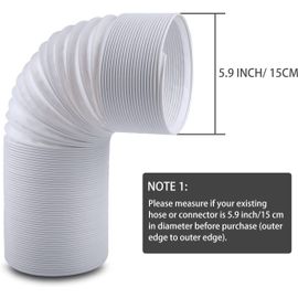 Tuyau D'éVacuation D'Air En Pvc Flexible Tube De Ventilation Universel