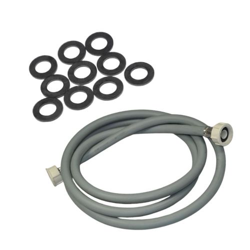 Tuyau d'arrive d'eau universel livr avec les joints 20/27 avec raccords droits (L3000mm 3/4 F x 3/4 F) Lave-linge (3666356332942 )