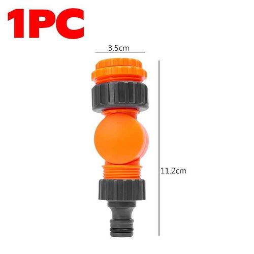 Tuyau D'arrosage De Jardin En Abs,Connecteur Rapide  180 ,Joint De Couplage Double,Adaptateur De Tuyau,Raccords De Tuyau Pour L'arrosage Et L'd'argile,1 Pice,3 Pices - Type 1pc